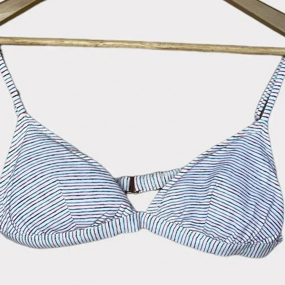 Eberjey Women's Large Bikini Lines Taylor Bikini Top Multi Color Swimwear Beach - Picture 6 of 10